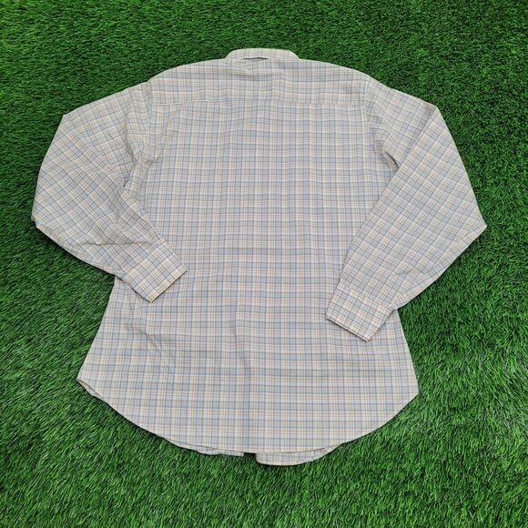 Vintage 80s LEVIS Button Shirt Large 21x30 Blue - Picture 2 of 10